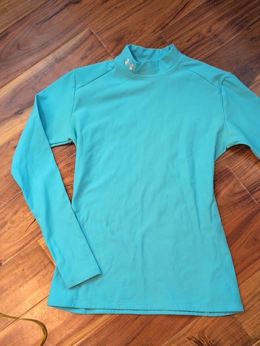 Under Armour Women's Teal Long-Sleeve Mock Neck Top